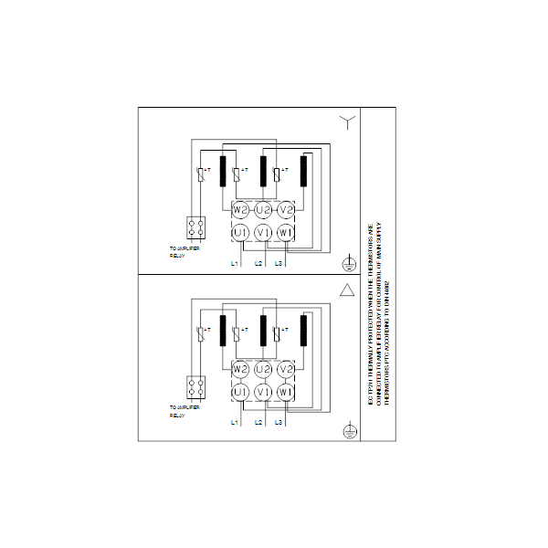 Вертикальный многоступенчатый центробежный насос Grundfos CRN 20-17 A-CA-A-V-HQQV артикул 96500673 – схема подключения