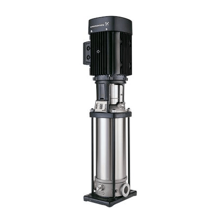 Вертикальный многоступенчатый центробежный насос Grundfos CRN 3-4 A-P-A-E-HQQE артикул 96516898 – фото внешнего вида